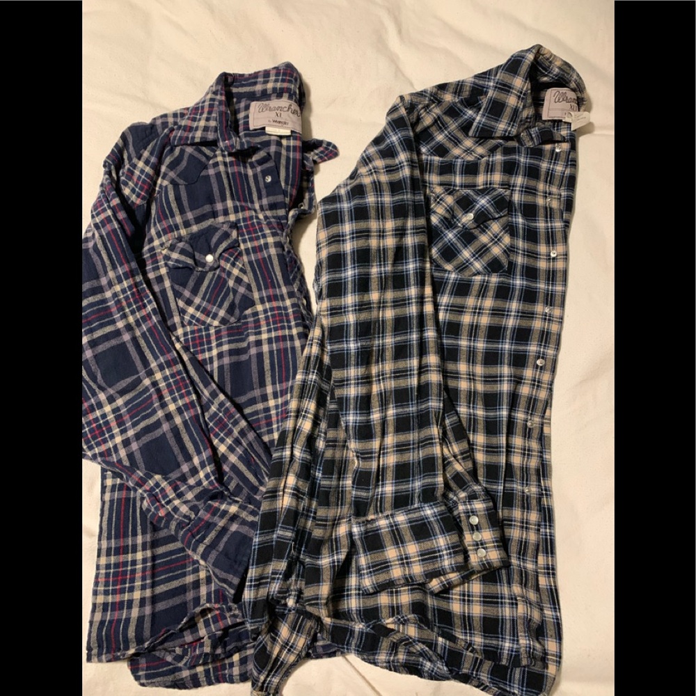 Wrangler Wrancher Flannel Shirts
